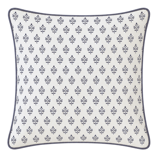 Privet Berry in Navy Pillow Covers
