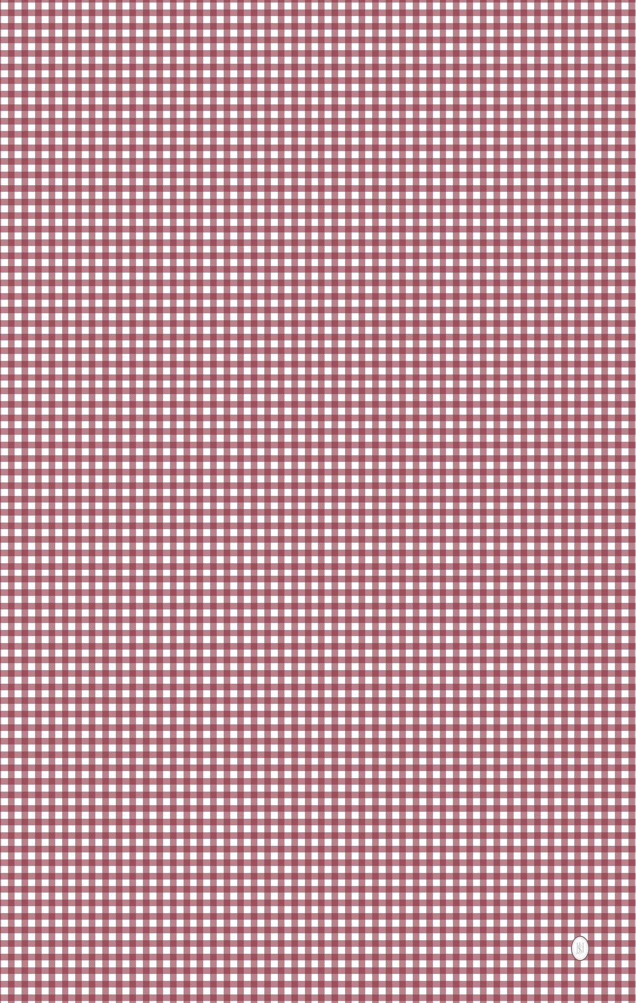 Red Gingham Wrapping Papers - 4 sheets pre-order