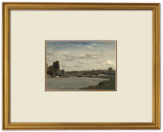 French Landscape "Landscape on a River"