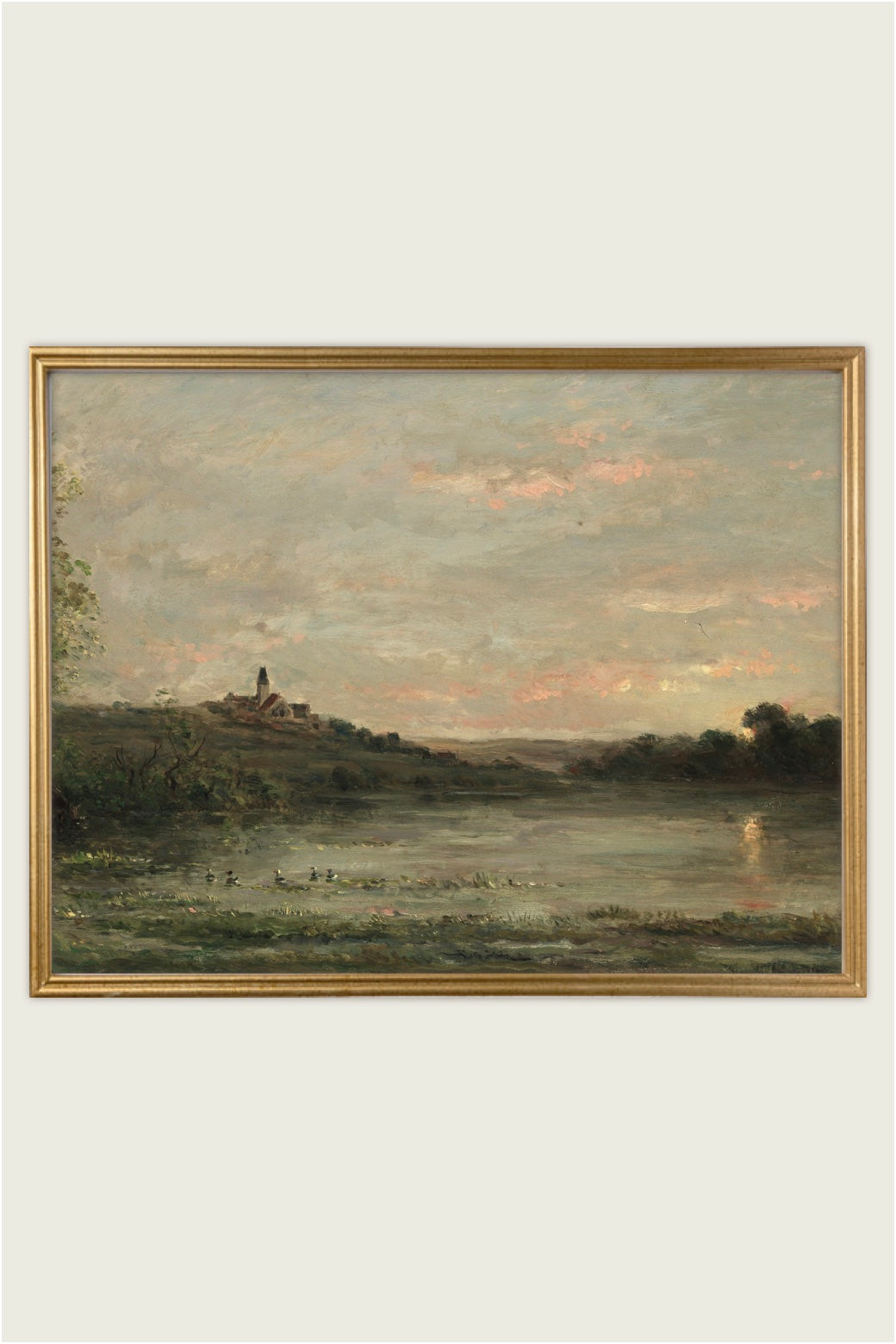 French Landscape "The Seine Morning"