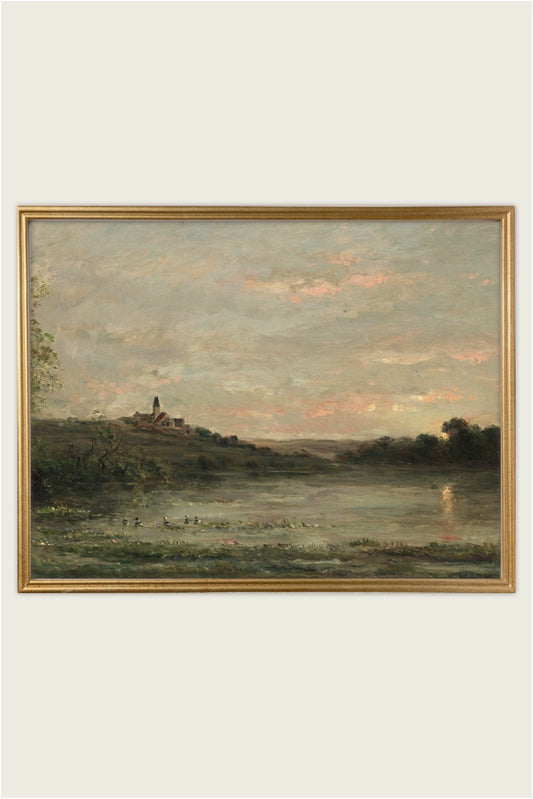 French Landscape "The Seine Morning"