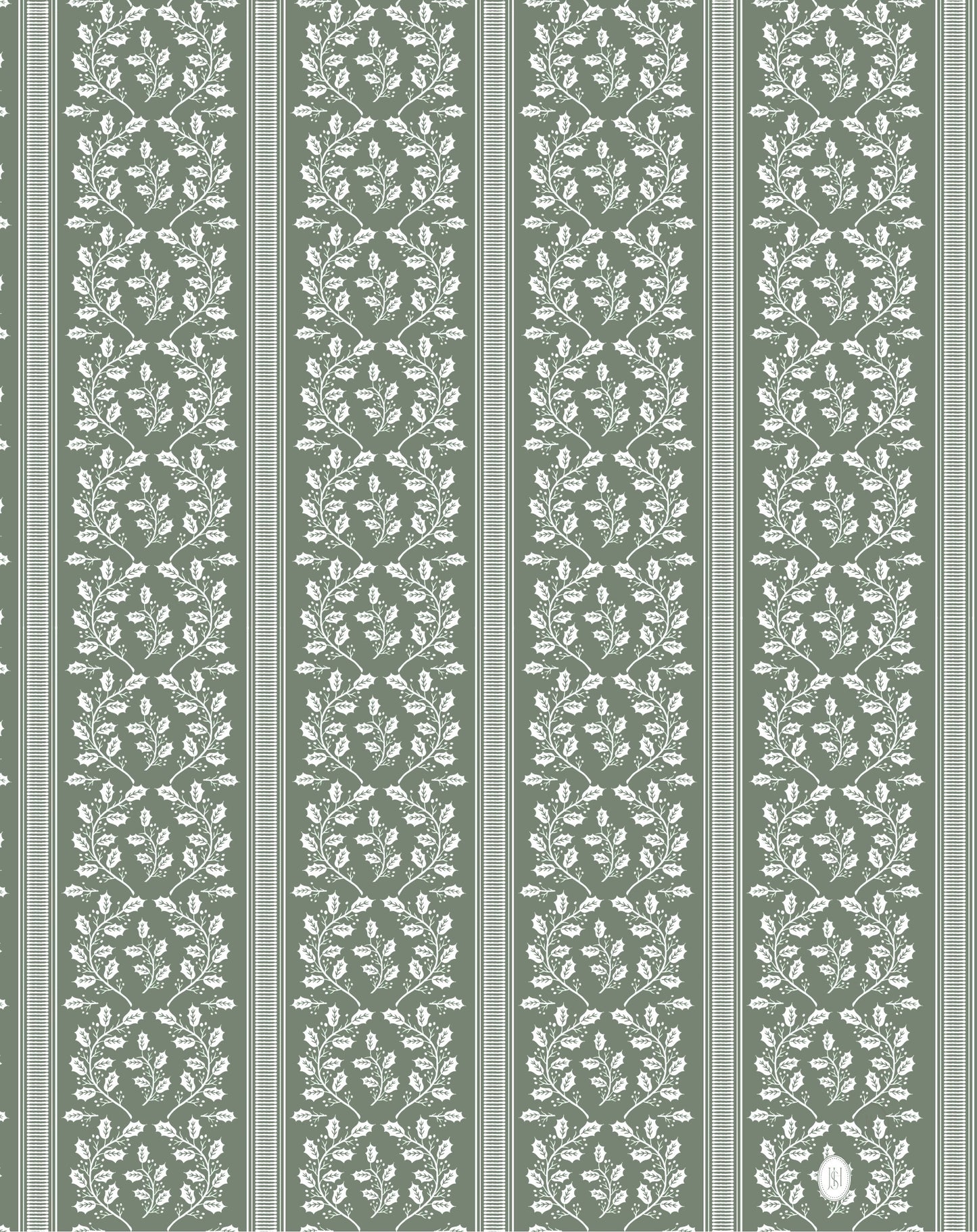 Laurel Wreath Wrapping Papers - 4 sheets