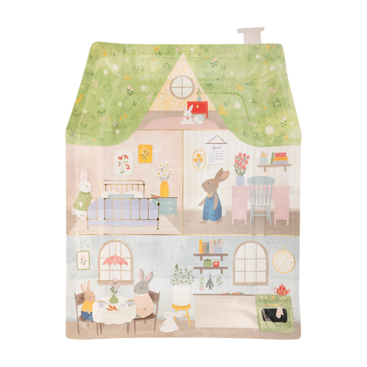 Bunny House Plates