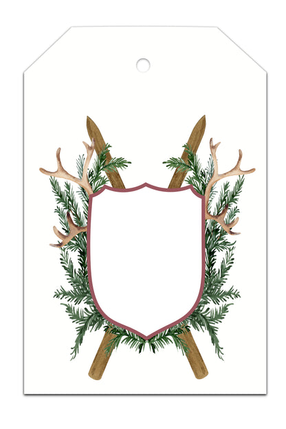 Woodland Lodge Shield Tags