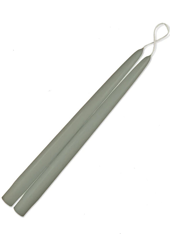 Hand Dipped Taper Candles - Soft Sage