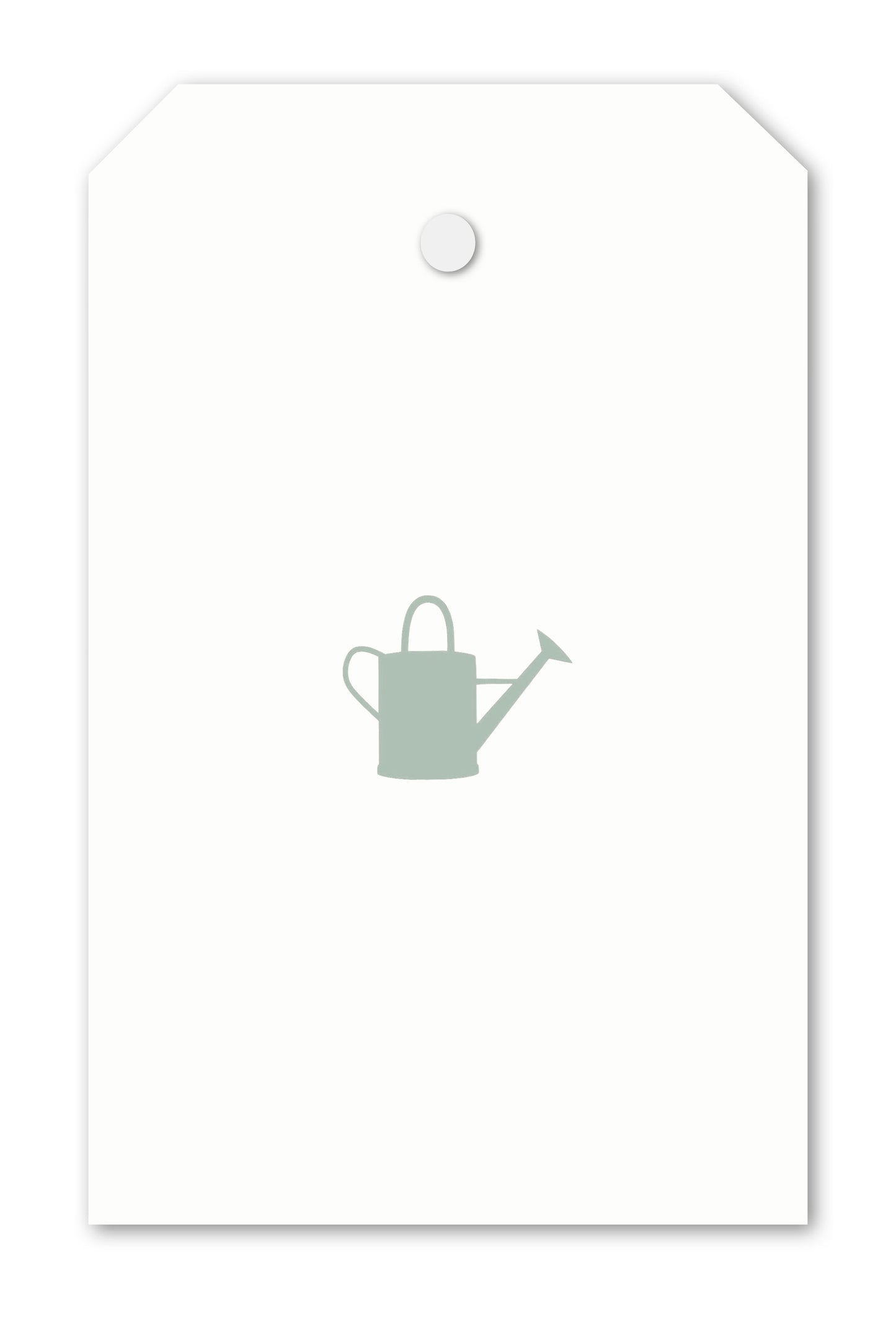 Watering Can Tags in Jadeite | Set of 10