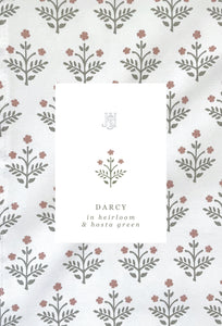 Darcy in Heirloom & Hosta Green Fabric by the Yard