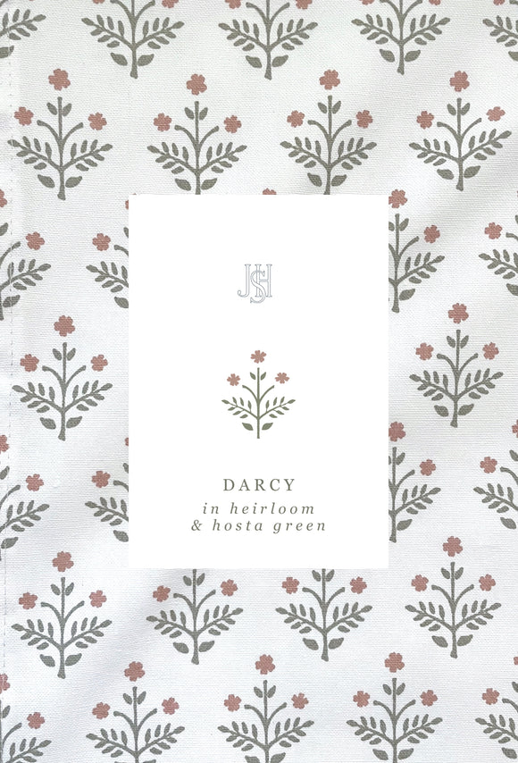 Darcy in Heirloom & Hosta Green Fabric by the Yard
