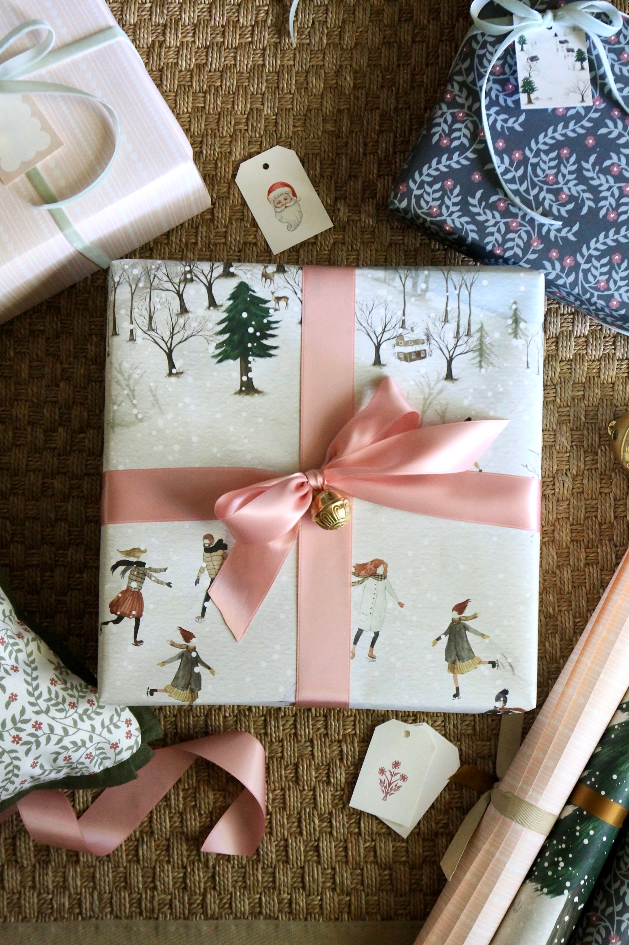 Cute Festive Fox Gift Wrapping Kit | Cosmokii