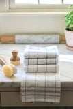 Classic Windowpane Cotton Towels | 2 Colors