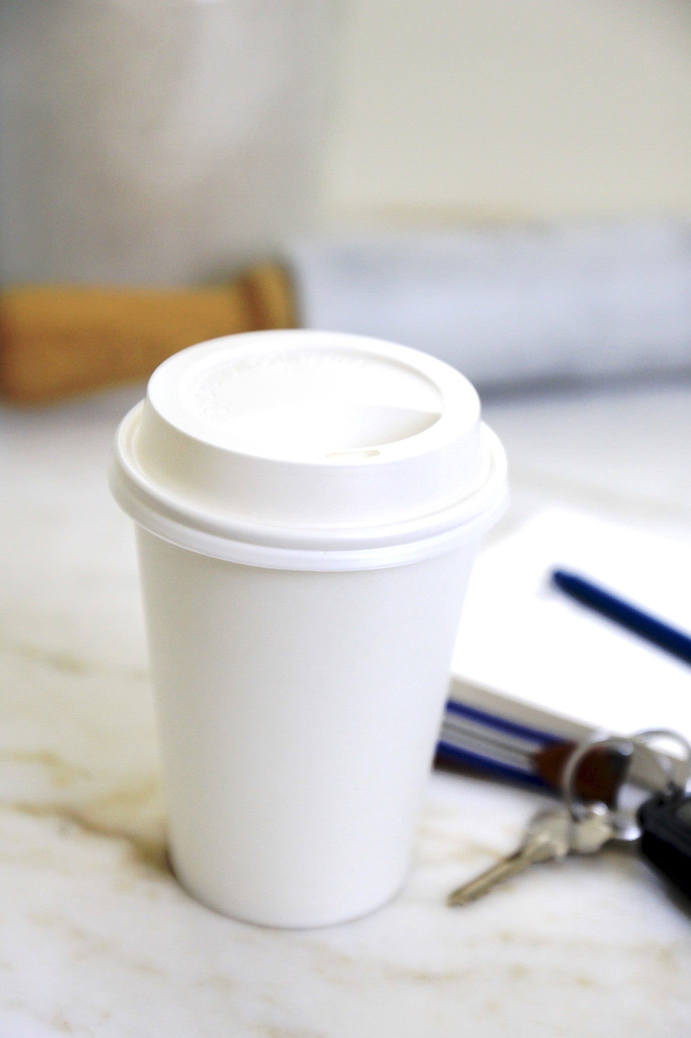 Paper Coffee Cups & Lids - 2 sizes available
