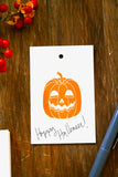 Pumpkin Jack-O-Lantern Tags