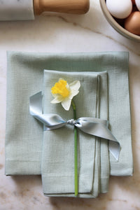 Solid Light Seafoam Linens