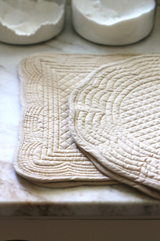 Quilted Placemat | Natural
