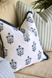 Outdoor Emma Pillow Covers in Wedgewood | 3 Sizes