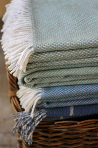 Very Soft Throws | Blue & Green