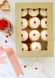 Kraft Window Boxes 6" Square | set of 5