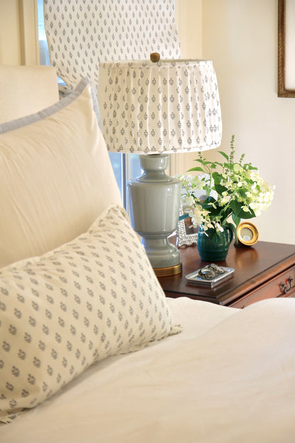 Field Flower Pillow Covers in English Blue | 3 Sizes