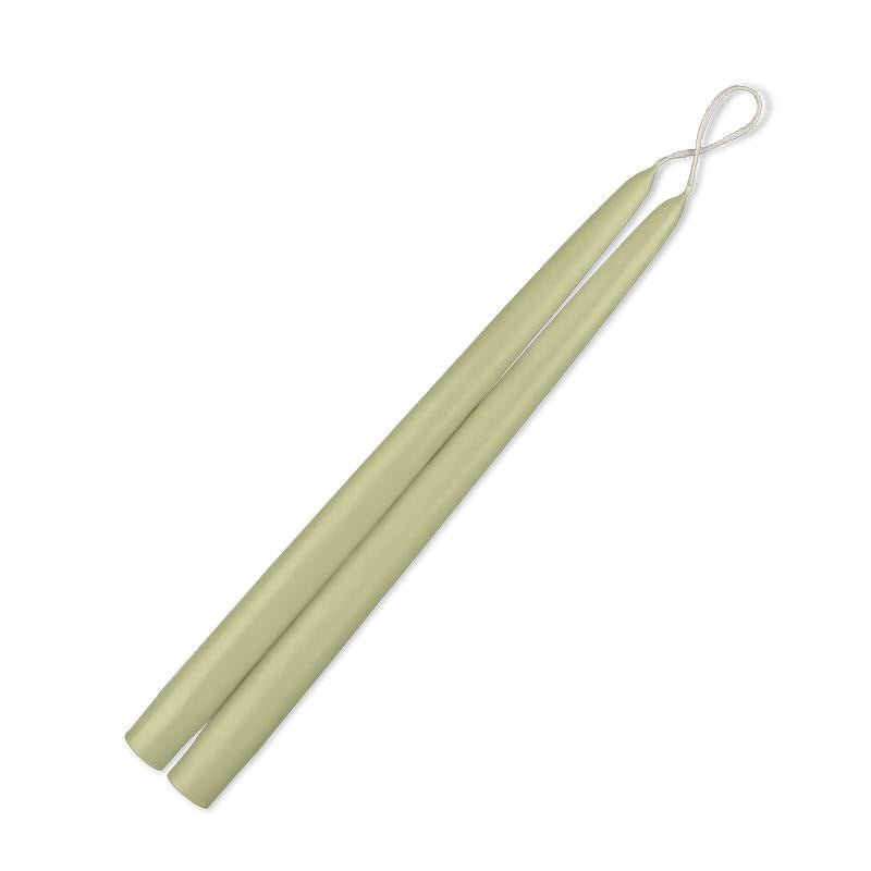Hand Dipped Taper Candles - Concord Green